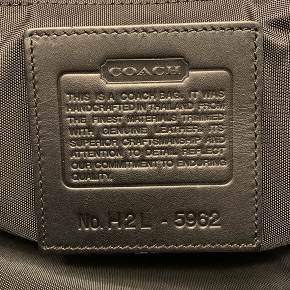 Large Coach Bag in black (unisex). - Picture 3 of 6